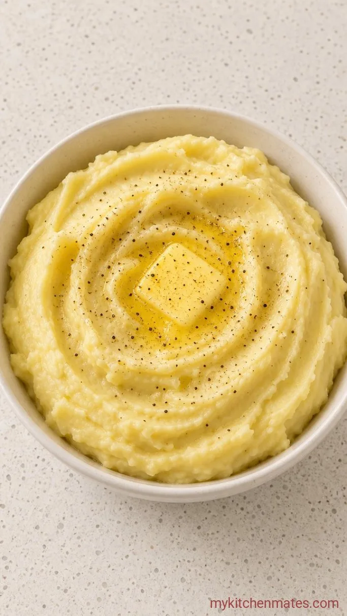 Creamy Crockpot Mashed Potatoes (No Boiling) Step 4: Spoon and Serve