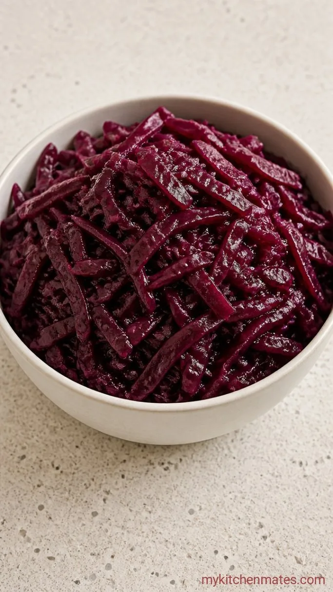 German Red Cabbage (Rotkohl) Step 4: Spoon and Serve