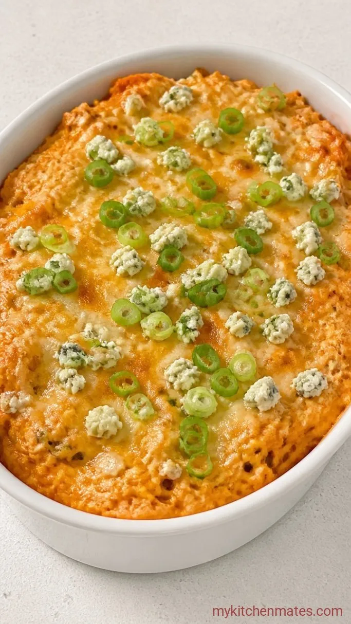 Creamy Slow Cooker Buffalo Chicken Dip Step 4: Spoon and Serve