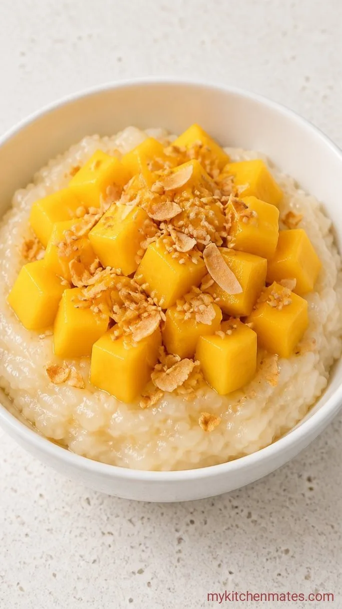 Creamy Mango Coconut Rice (Ready in 30 Minutes) Step 4: Spoon and Serve