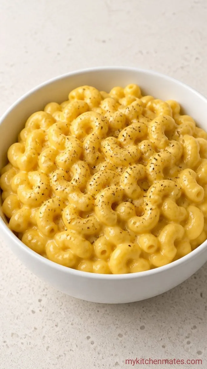 Creamy 5-Ingredient Macaroni and Cheese Step 4: Spoon It Up and Serve