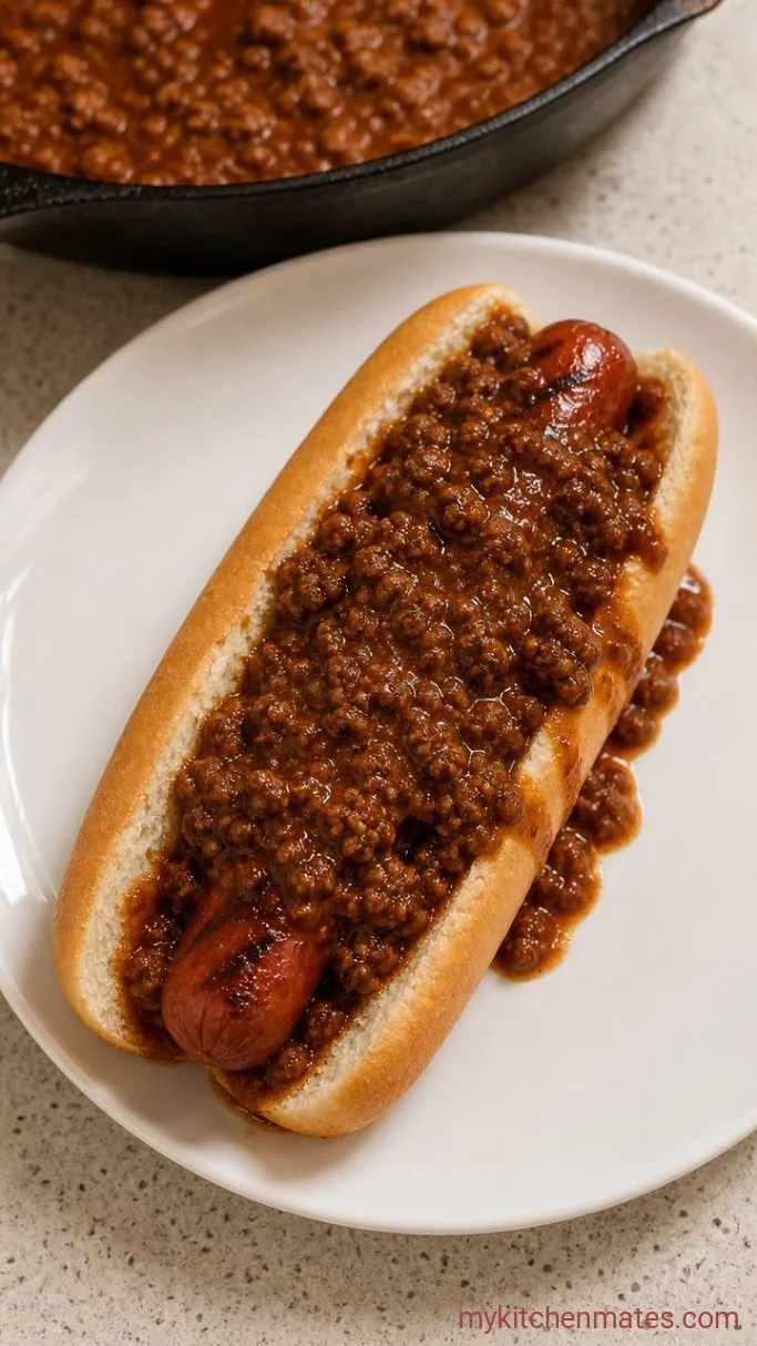 Step 4: Spoon Over Hot Dogs