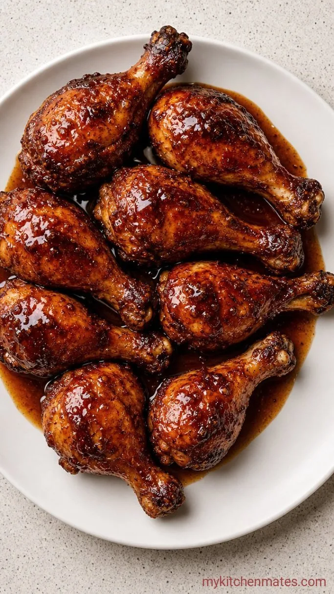 Quick 5-Ingredient Chicken Drumstick Marinade Step 4: Spoon Over the Pan Juices and Serve