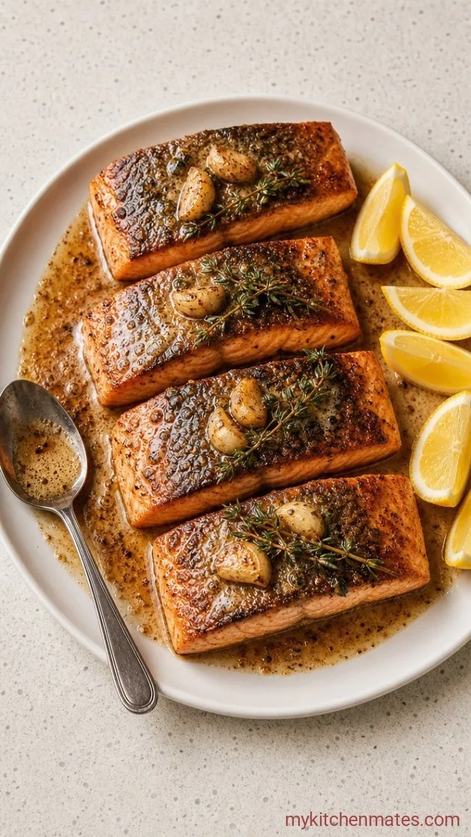 Crispy-Skin Cast Iron Salmon (20 Minutes) Step 4: Spoon Over the Pan Sauce