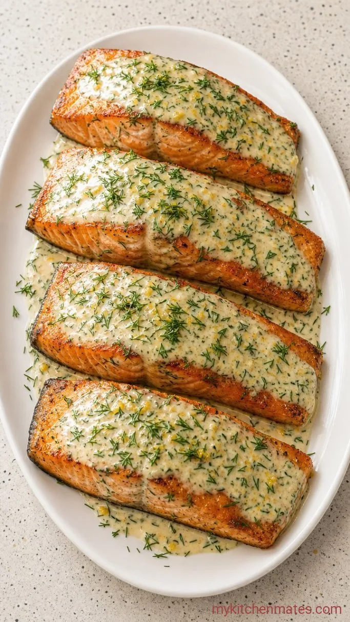 Step 4: Spoon the Sauce Over the Salmon