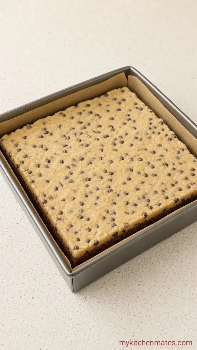 Fudgy Cookie Dough Brownies Step 4: Spread the Cookie Dough Layer