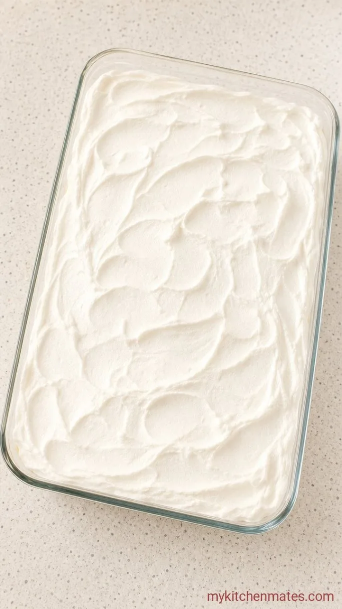 Step 4: Spread the Whipped Topping