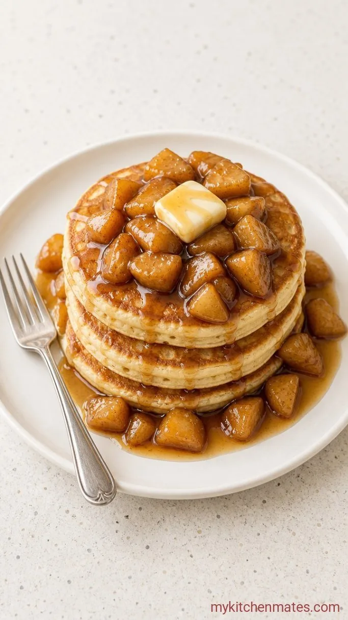 Step 4: Stack and Finish with the Warm Apples