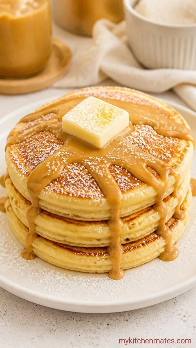 15-Minute Peanut Butter Pancakes Step 4: Stack and Serve