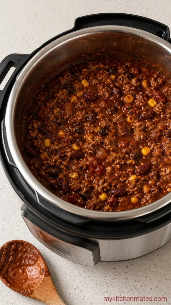 30-Minute Instant Pot Turkey Chili Step 4: Stir and Adjust the Seasoning