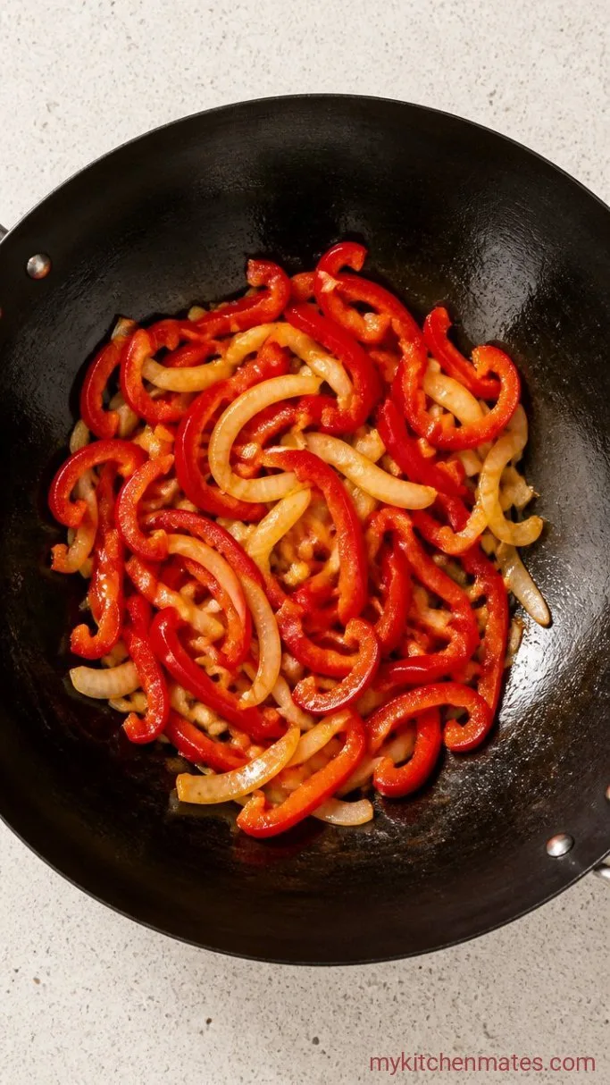 Step 4: Stir-fry the Vegetables