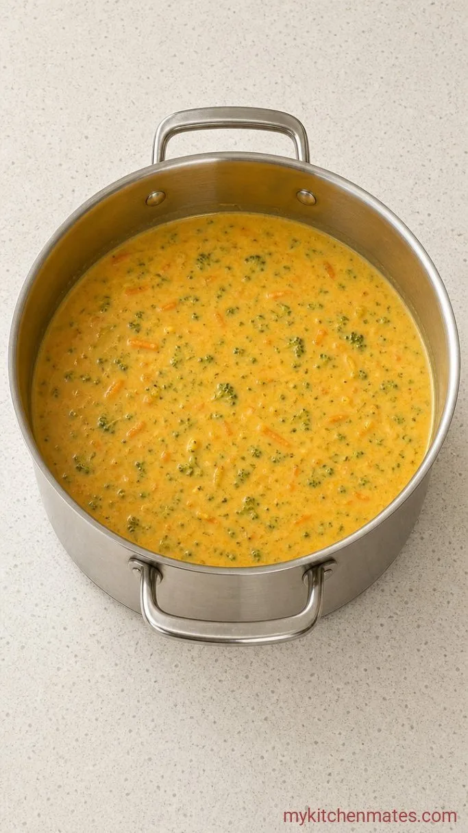 Step 4: Stir in the Cheddar and Cream