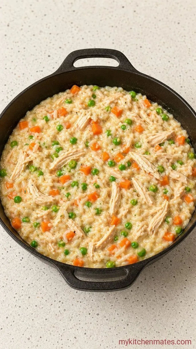Step 4: Stir in the Chicken and Veggies