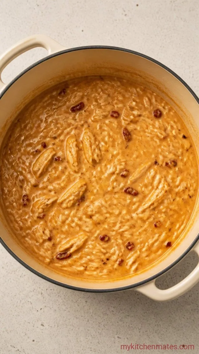 Step 4: Stir in the Cream and Cheese