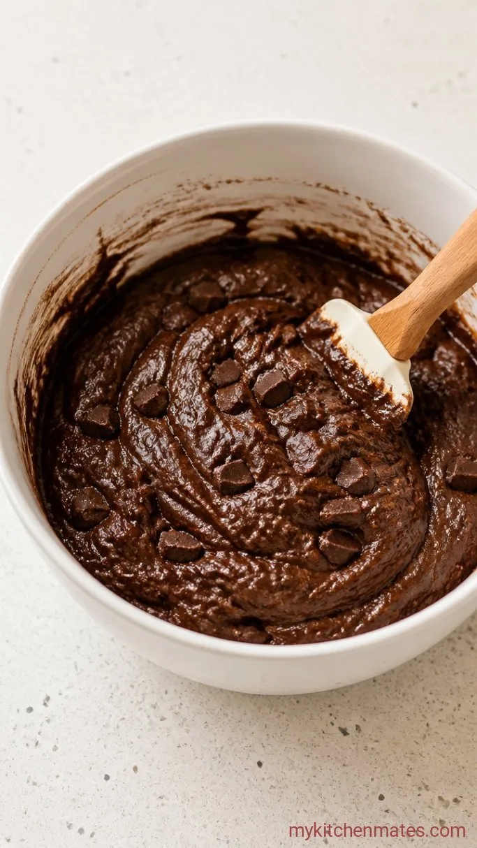 Fudgy Starbucks Brownies (Even Better Than the Original) Step 4: Stir in the Dry Ingredients