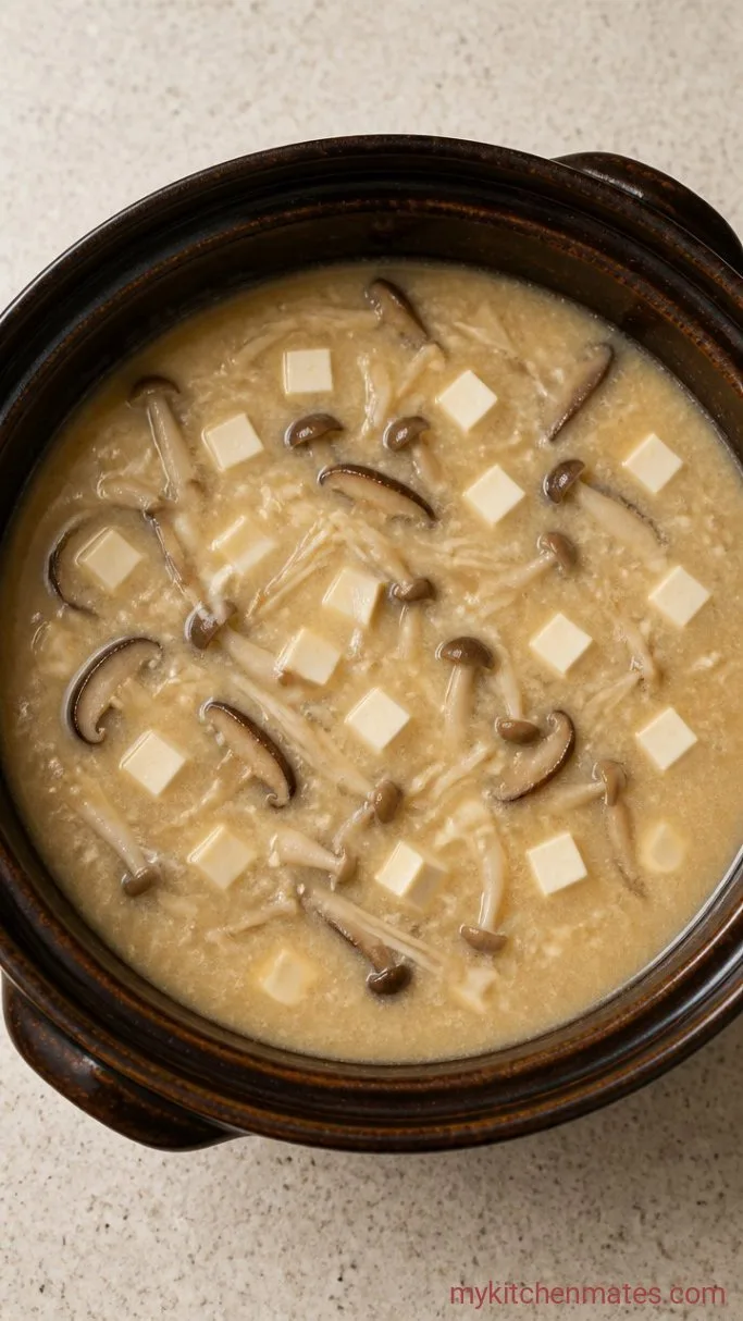 Step 4: Stir in the Miso and Tofu