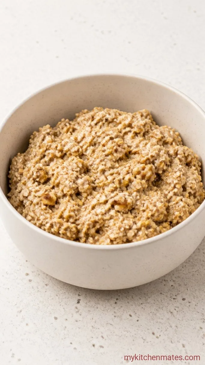 Step 4: Stir in the Oats and Walnuts