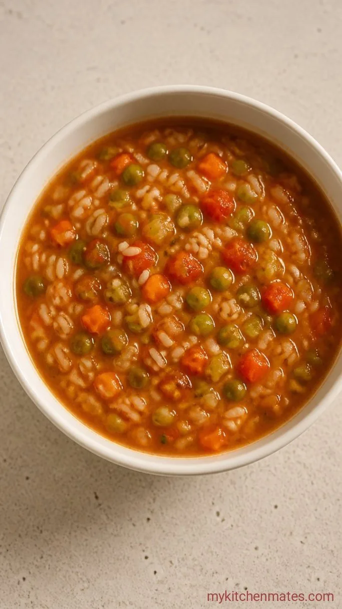 Step 4: Stir in the Peas and Ladle