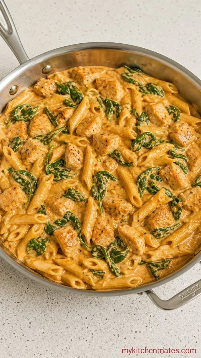 Step 4: Stir in the Spinach and Cream