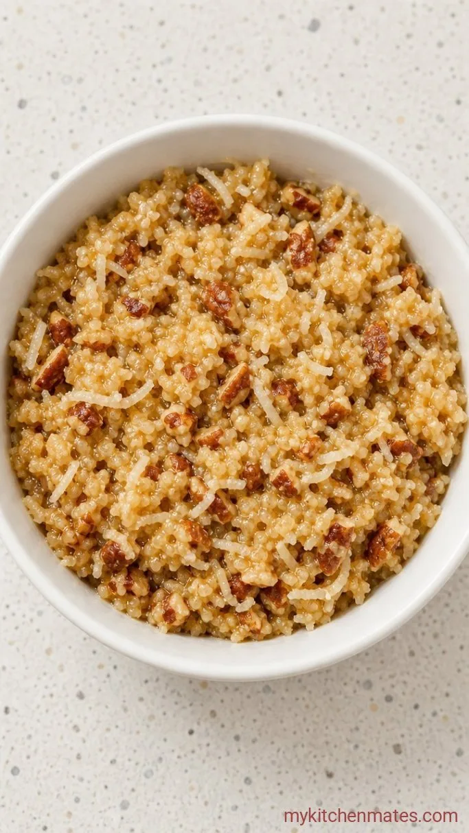 German Chocolate Pound Cake with Coconut Pecan Swirl Step 4: Stir Together the Coconut-Pecan Ribbon