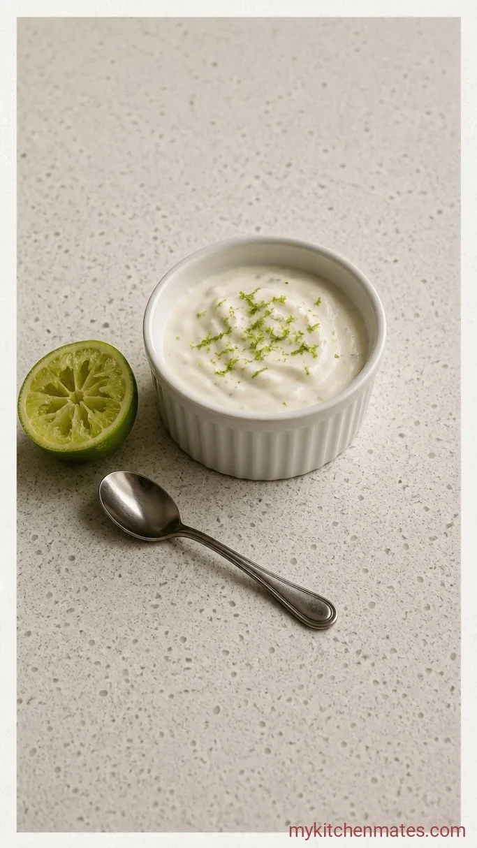 Step 4: Stir Together the Lime Crema