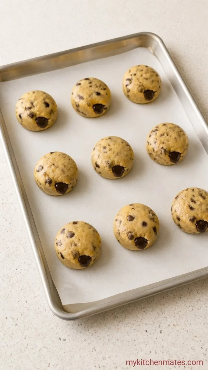 Step 4: Stuff the Dough with Chocolate