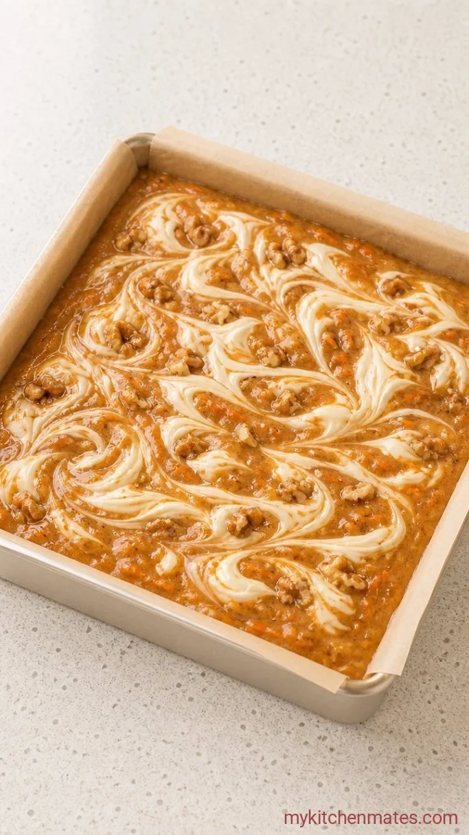 Step 4: Swirl the Cream Cheese and Bake