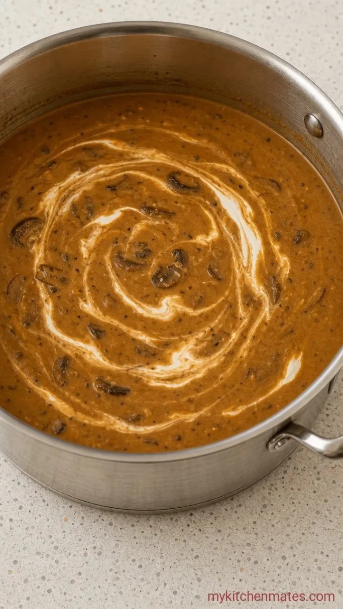 Step 4: Temper the Sour Cream