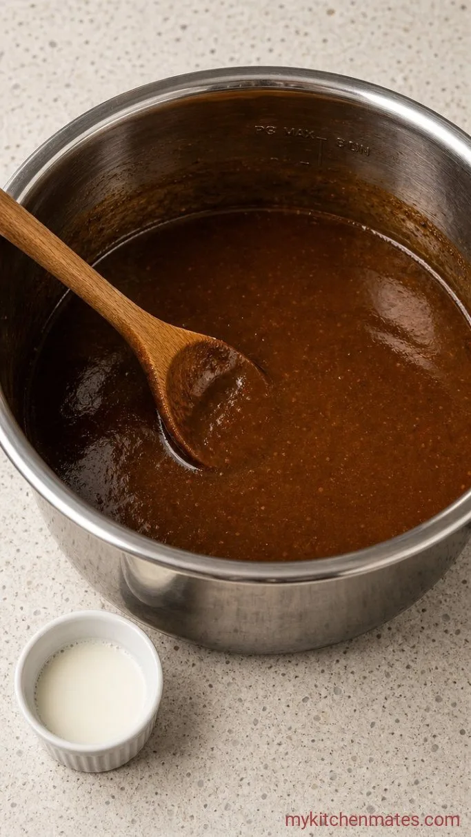 Tender Instant Pot Beef Brisket in 90 Minutes Step 4: Thicken the Gravy