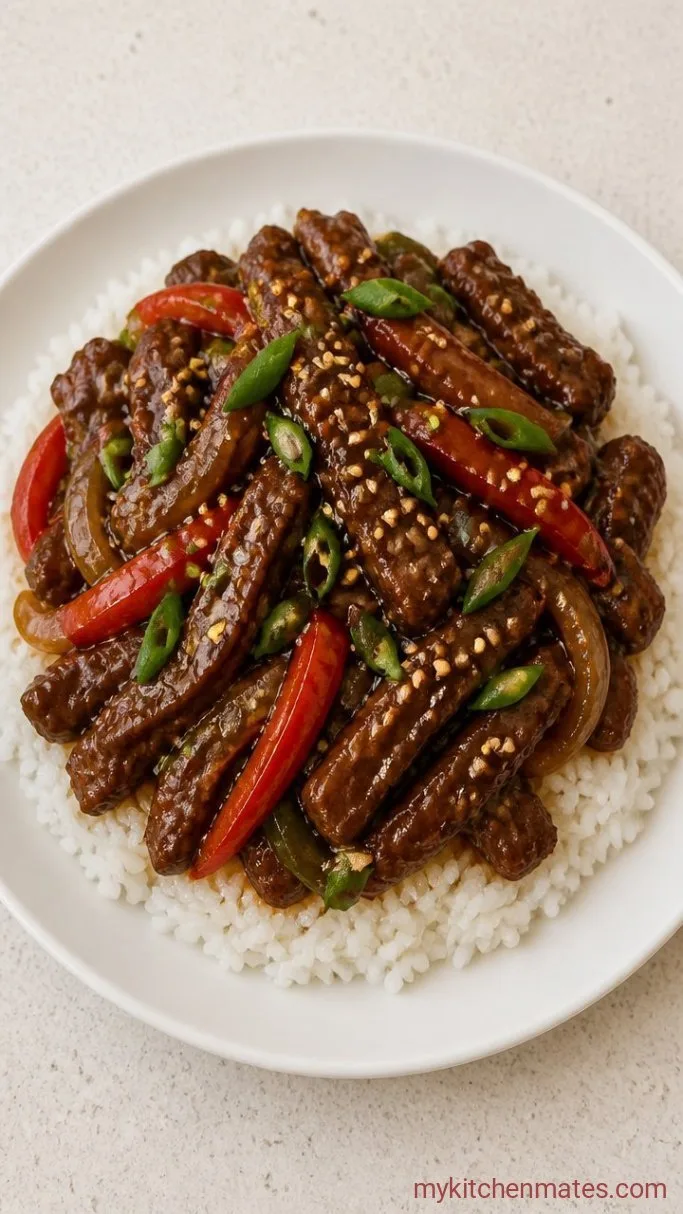 Crockpot Pepper Steak: Tender Beef, Bell Peppers, and Savory Sauce Step 4: Thicken the Sauce and Serve Over Rice