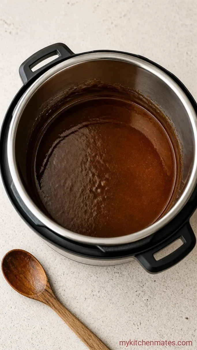 Tender Instant Pot Brisket in Under 2 Hours Step 4: Thicken the Sauce