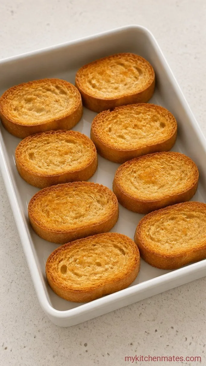 Step 4: Toast the Baguette Slices