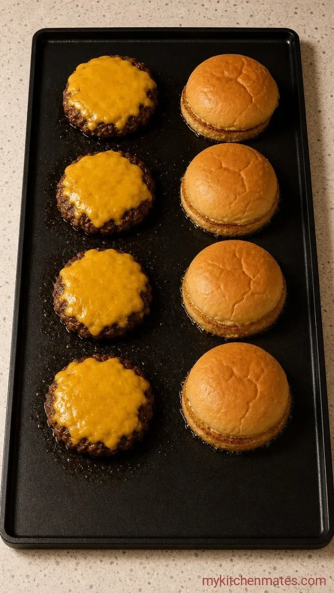 Step 4: Toast the Buns on the Griddle