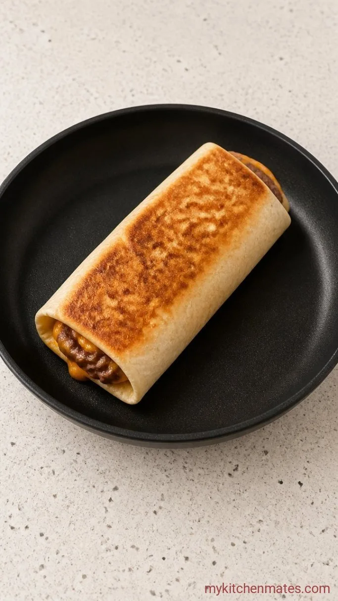 Step 4: Toast the Burritos