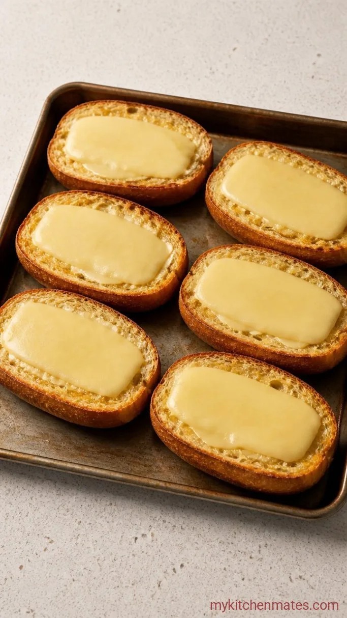 Step 4: Toast the Rolls with Cheese