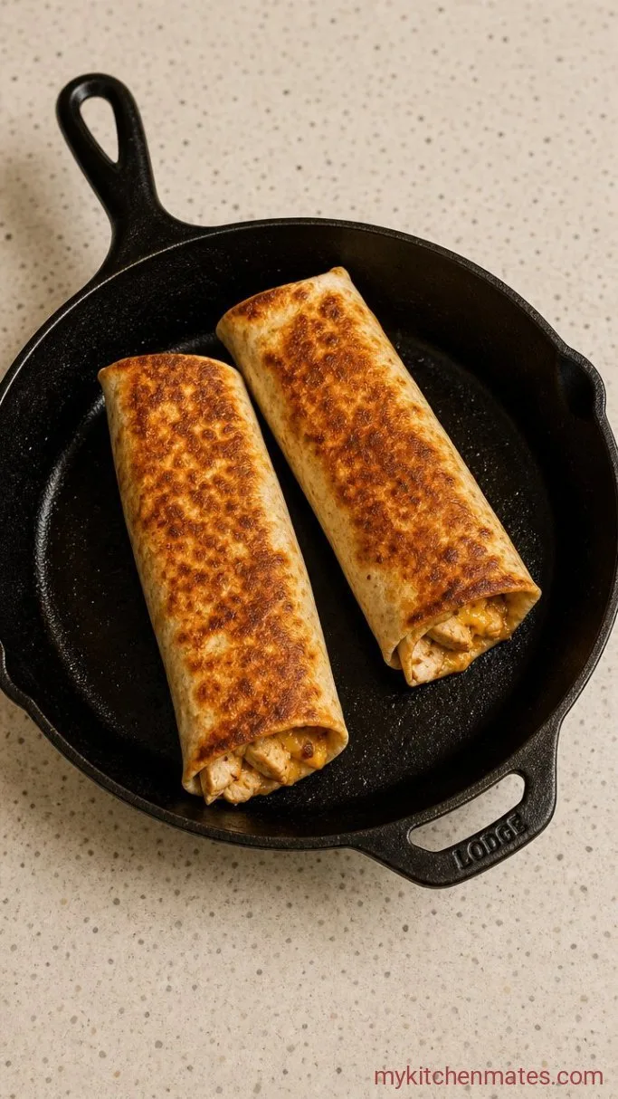 Step 4: Toast the Wraps