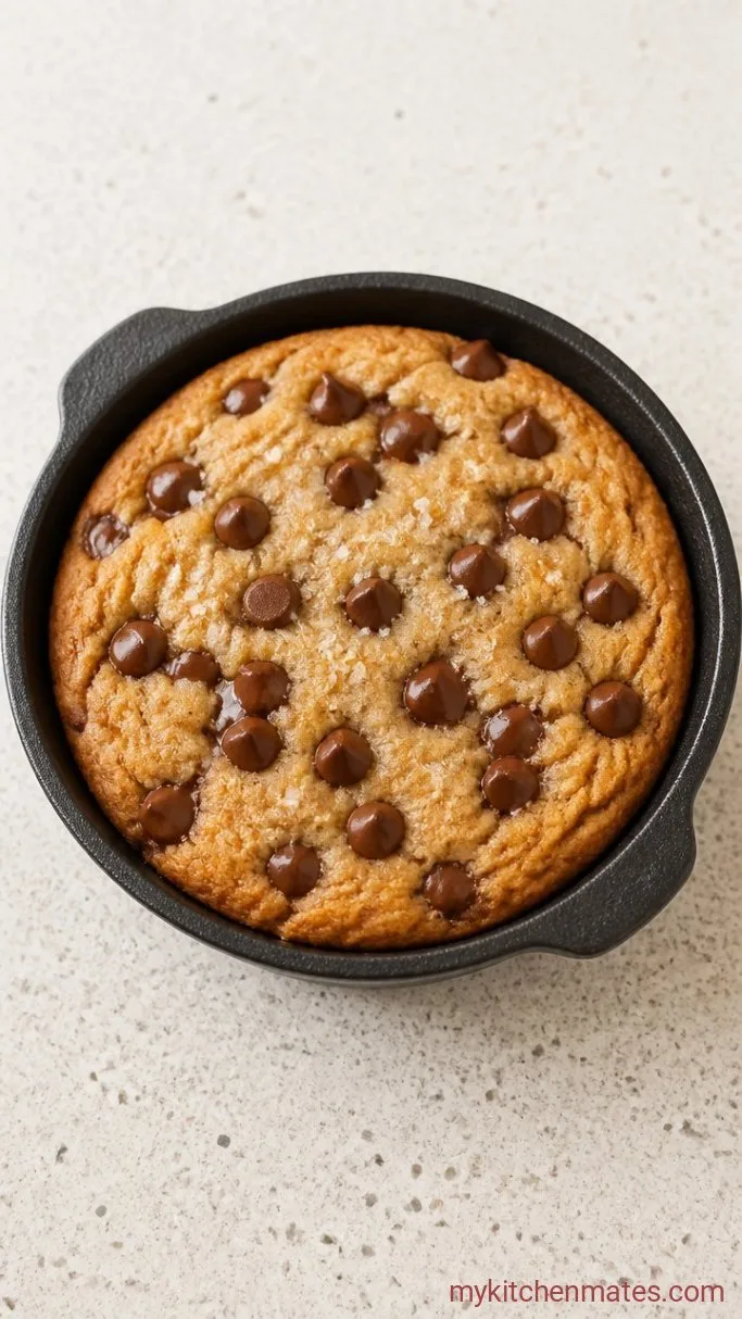 20-Minute Mini Skillet Cookie Step 4: Top and Serve Warm