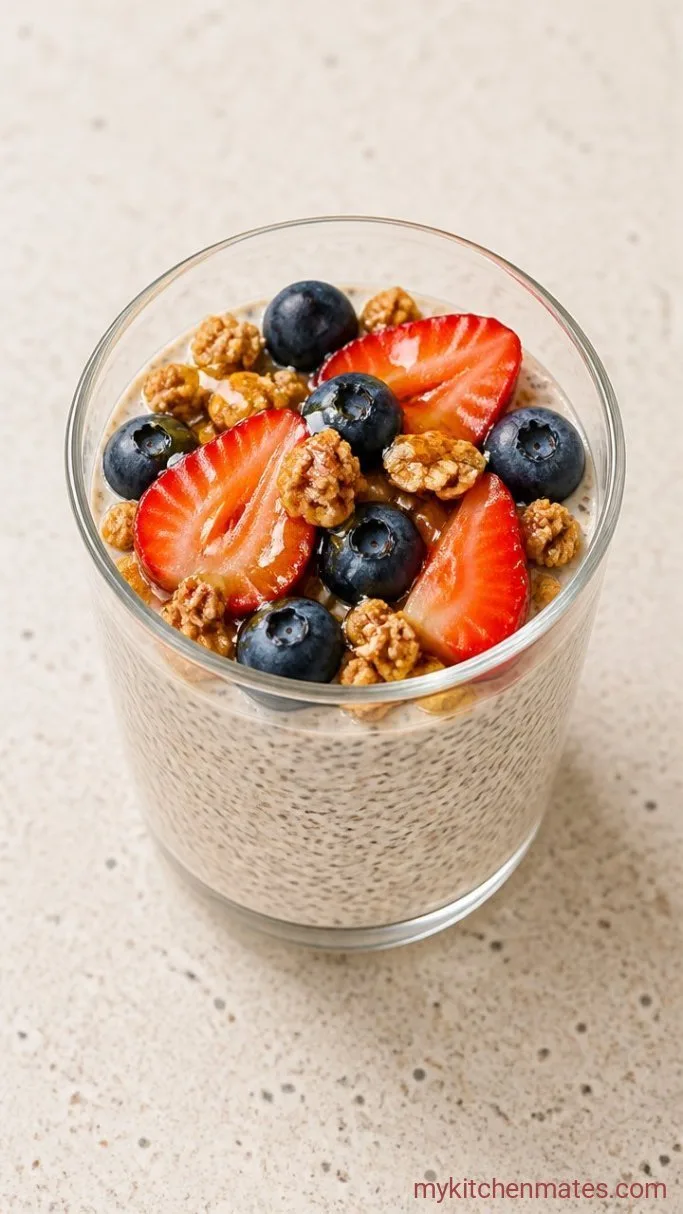 5-Minute Chia Seed Pudding With Yogurt Step 4: Top and Serve