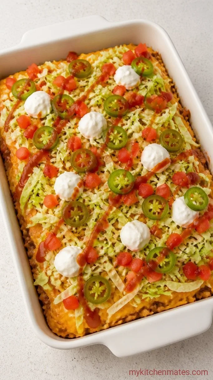Easy Crunch Wrap Casserole (30 Minutes, One Pan) Step 4: Top and Serve