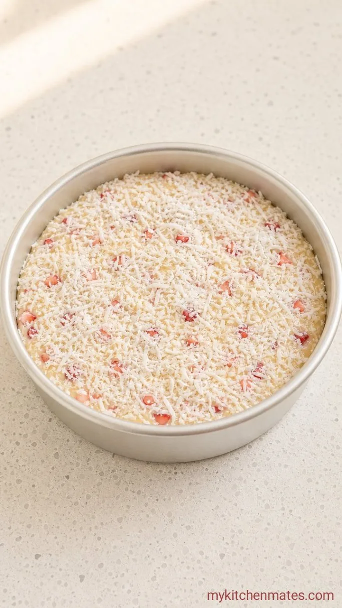 Step 4: Top with Coconut and Bake