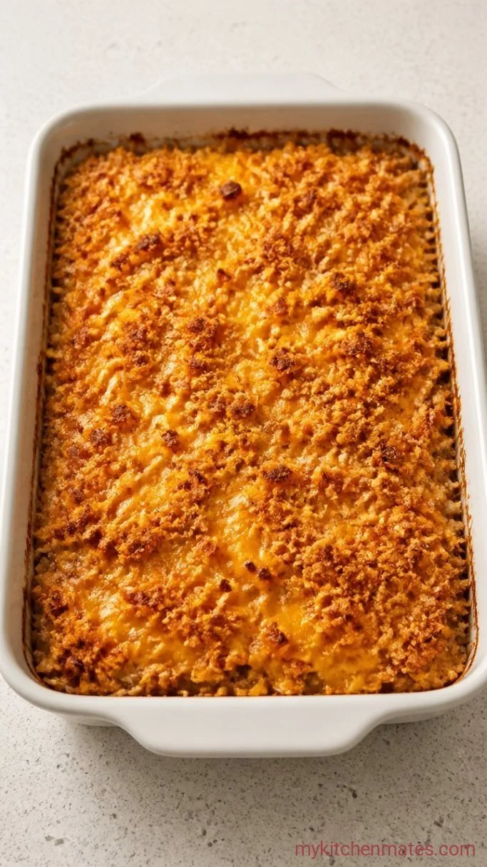 Step 4: Top with the Buttery Crumbs and Bake
