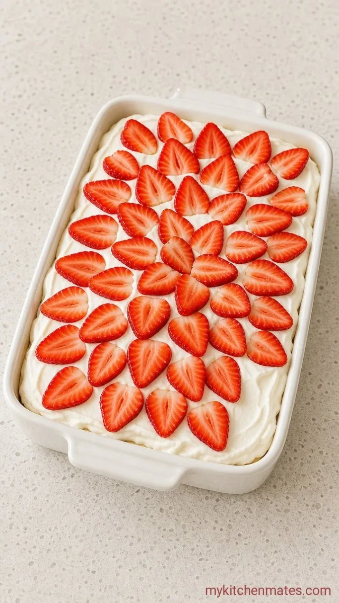 Step 4: Top with Whipped Cream and Strawberries