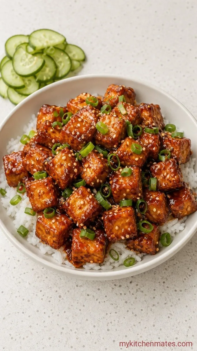 Step 4: Toss and Glaze the Tofu
