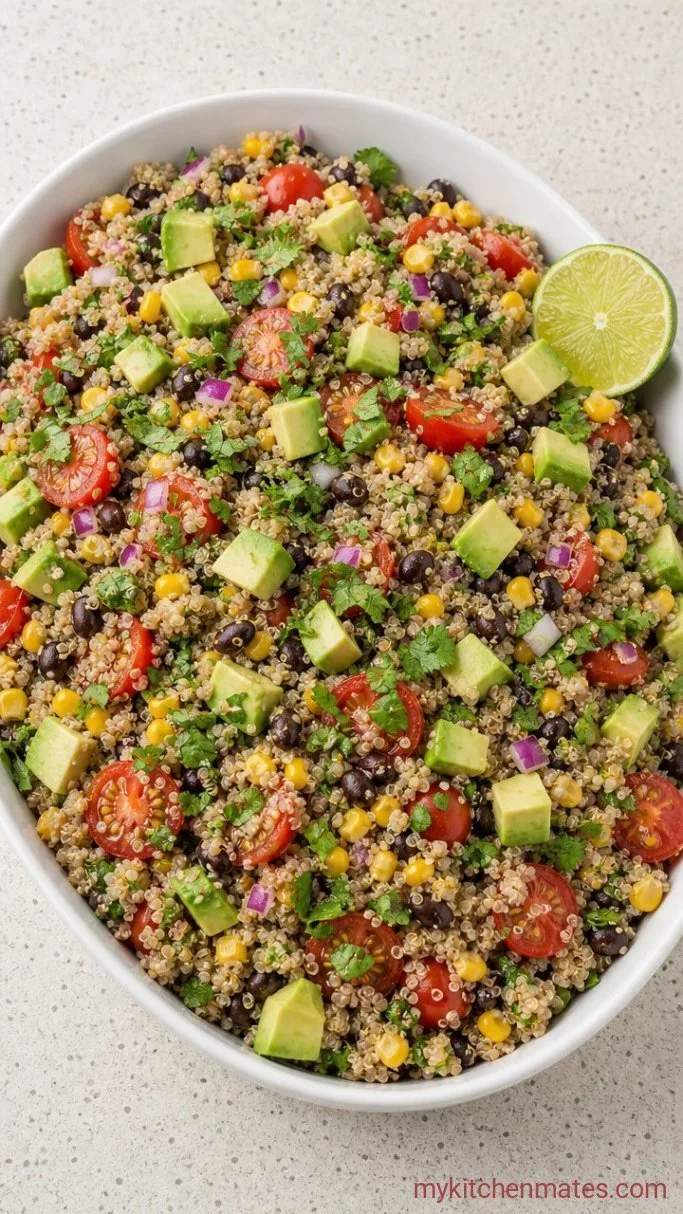 Mexican Quinoa Salad (Ready in 30 Minutes) Step 4: Toss and Serve the Salad