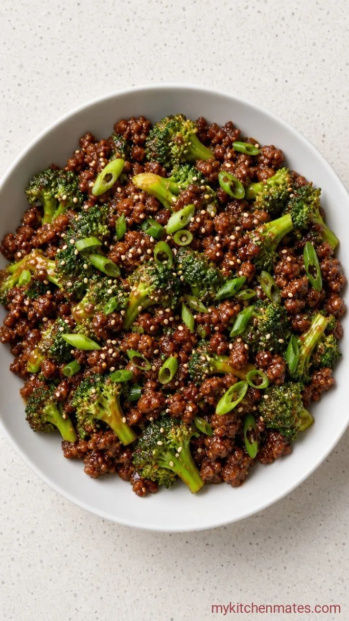 20-Minute Ground Beef and Broccoli Stir-Fry Step 4: Toss and Serve