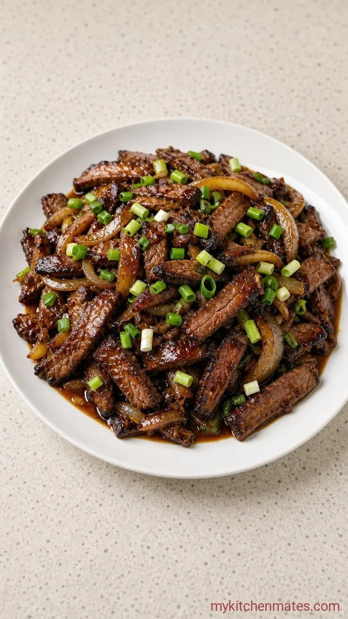 15-Minute Beef and Onion Stir Fry Step 4: Toss and Serve