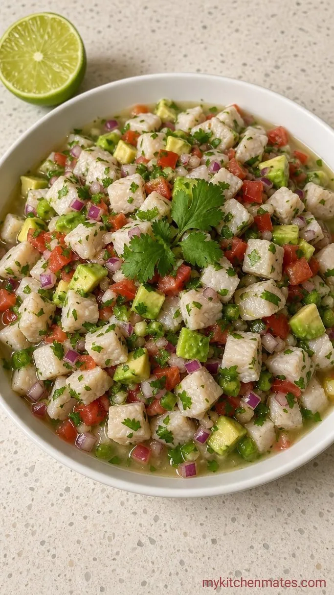 15-Minute Tilapia Ceviche Step 4: Toss and Serve