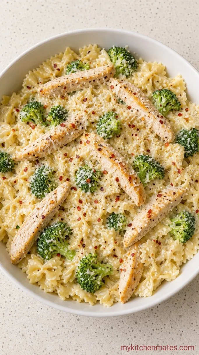 30-Minute Creamy Bowtie Pasta Step 4: Toss and Serve