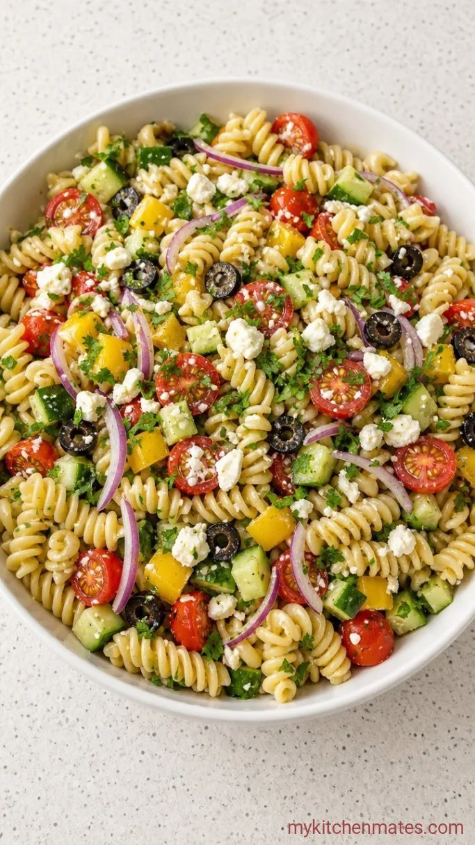 Easy Veggie Pasta Salad (Ready in 20 Minutes) Step 4: Toss and Serve