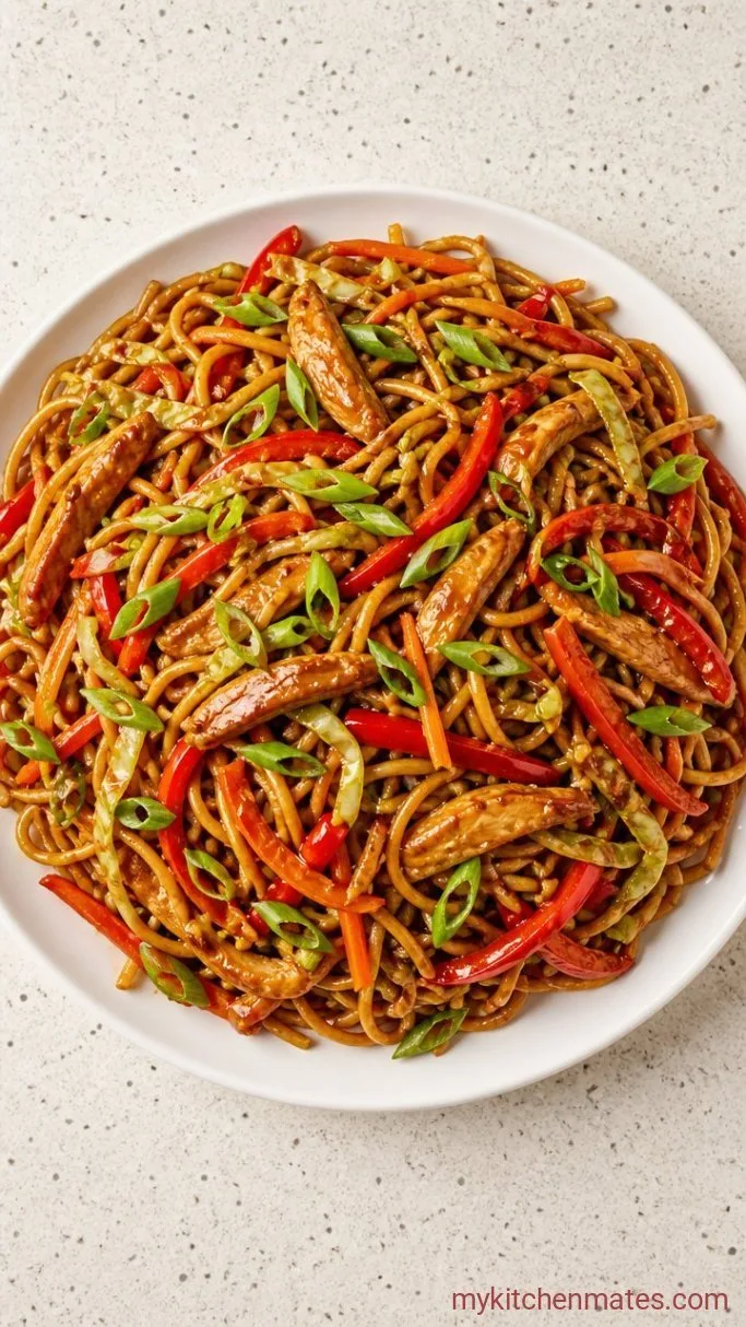 20-Minute Chicken Chow Mein Noodles Step 4: Toss and Serve